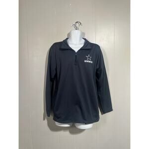 Dallas Cowboys 1/4 zip Pullover  Blue Sweatshirt size medium